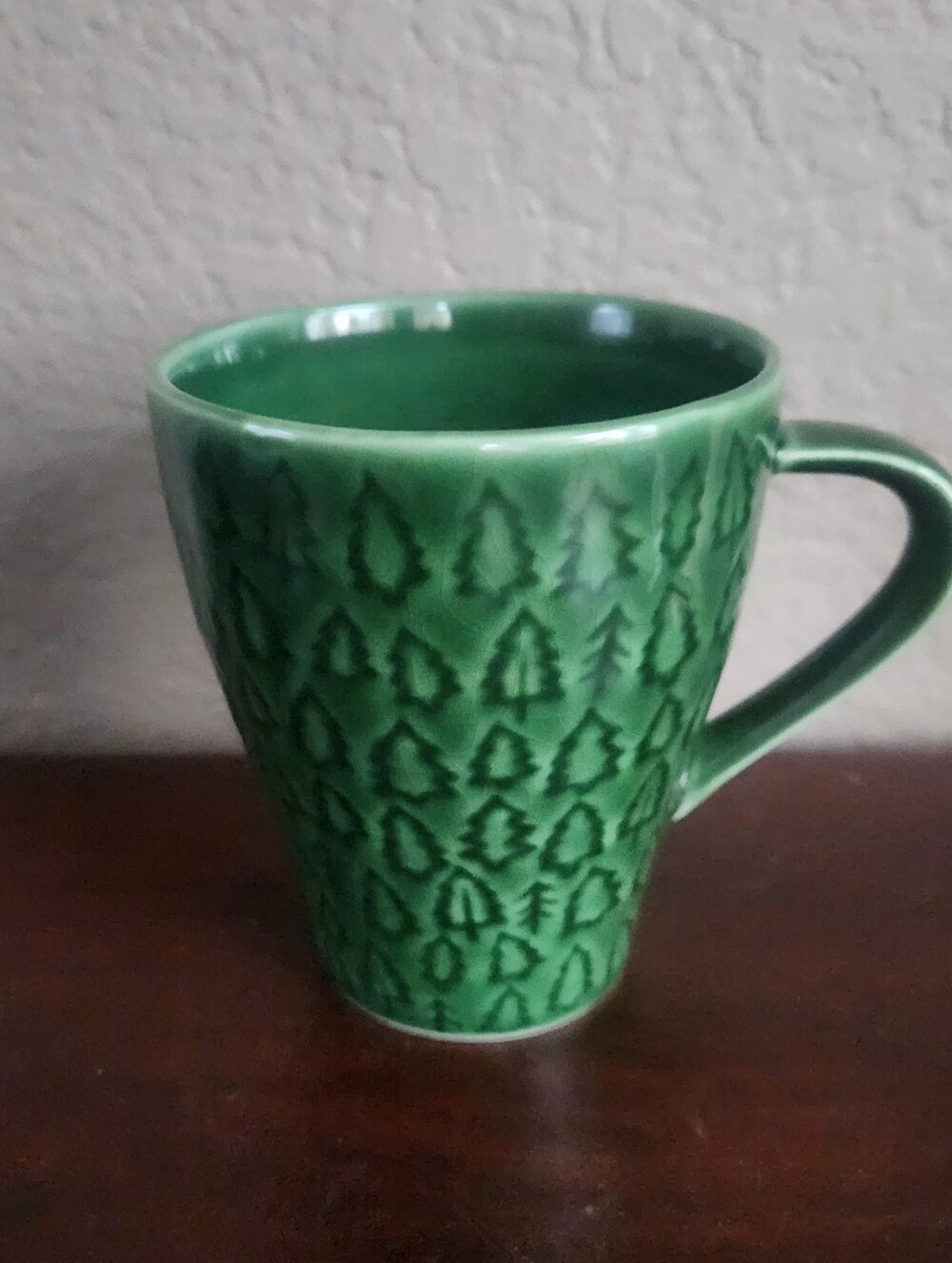 Starbucks 2008 Design House Stockholm Pine Christmas Tree Coffee Mug EUC $16